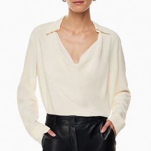 Aritzia Blouse in Maroon
